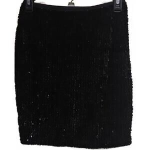 Only Elegant Black Sequin Lined Skirt Size S